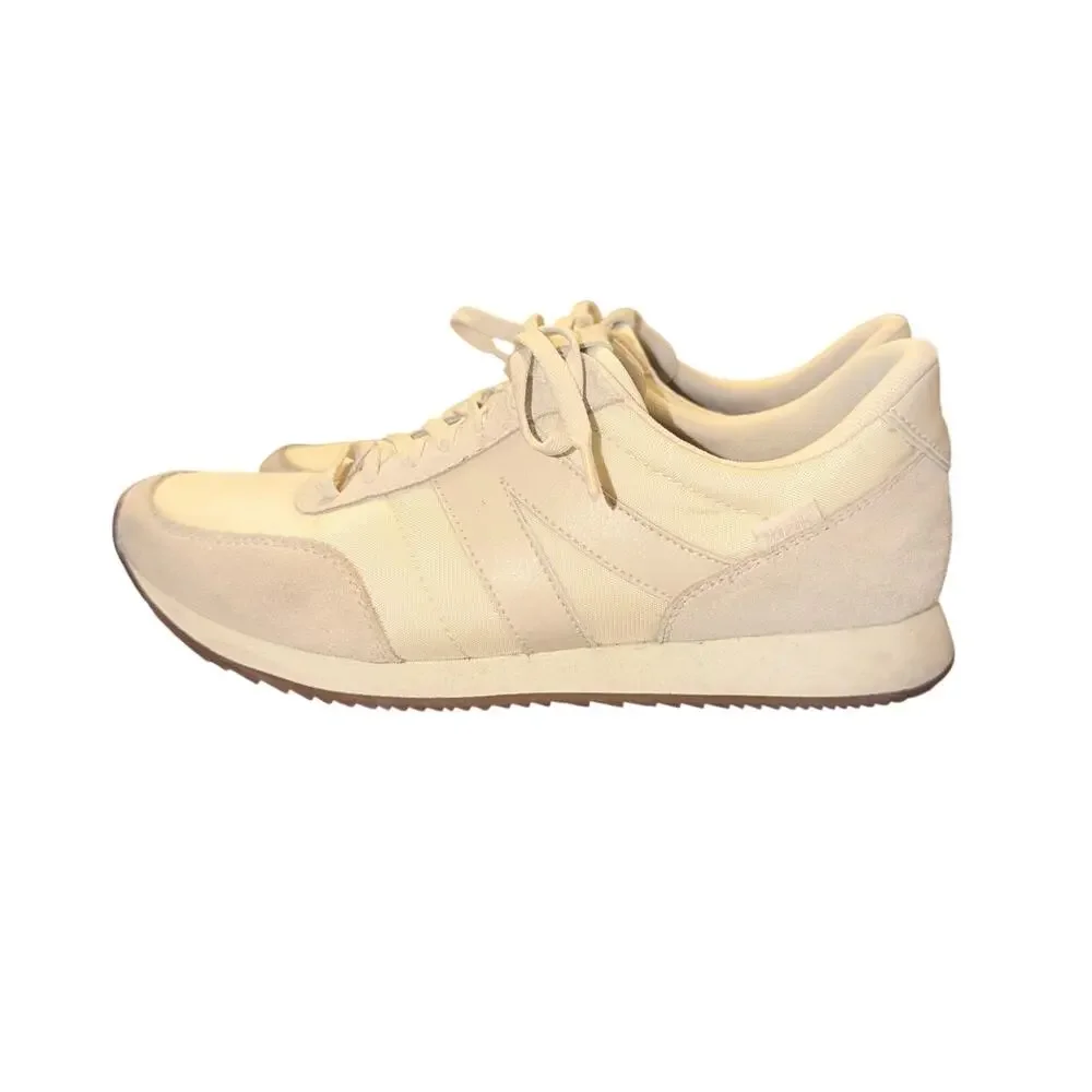 Kizik Milan Sneakers Size Women's 10.5 Men's 9 Bone Hands Free Comfort Shoes